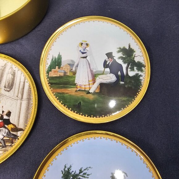 Au Bain Marie French Coasters in Tin - Picture 8 of 13